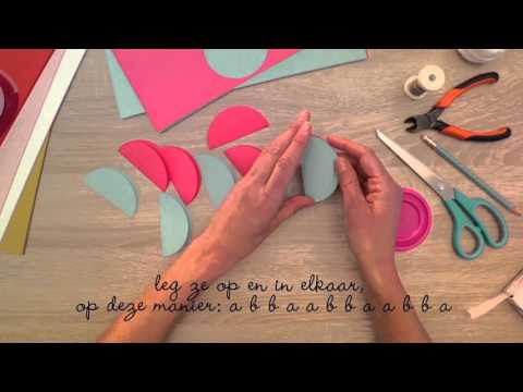 DIY: Libelle Winterfair Papieren Kerstballen