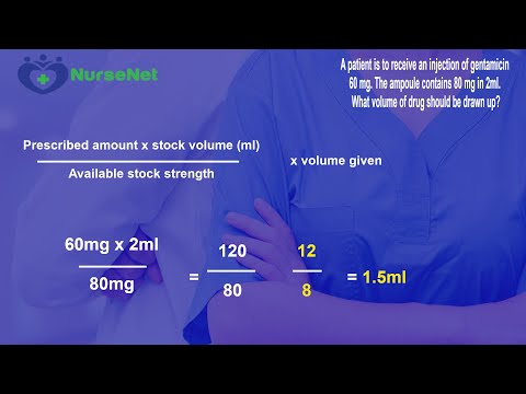 Calculating correct injections volumes