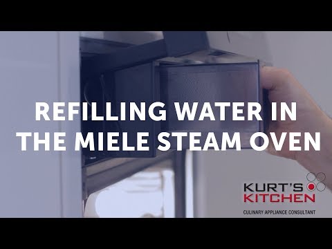 Refilling Water in the Miele Steam Oven