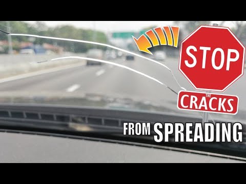 STOP windshield CRACK from Spreading